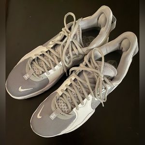 Nike Air Paul George, white and gray-size 12